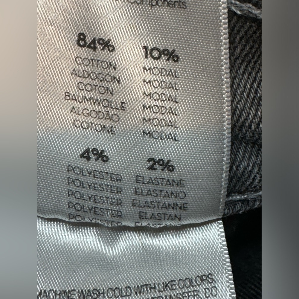 Mother grey high waisted size 26 skinny jeans - Picture 6 of 10